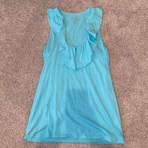 Lilly Pulitzer Light Blue Cotton tank top | Sz M
